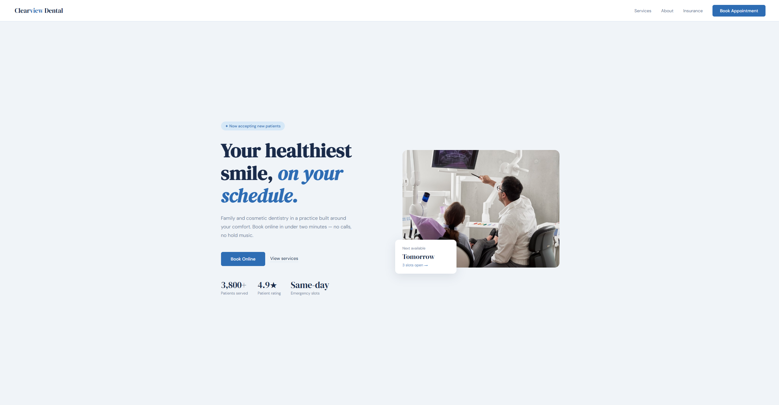 Dental website